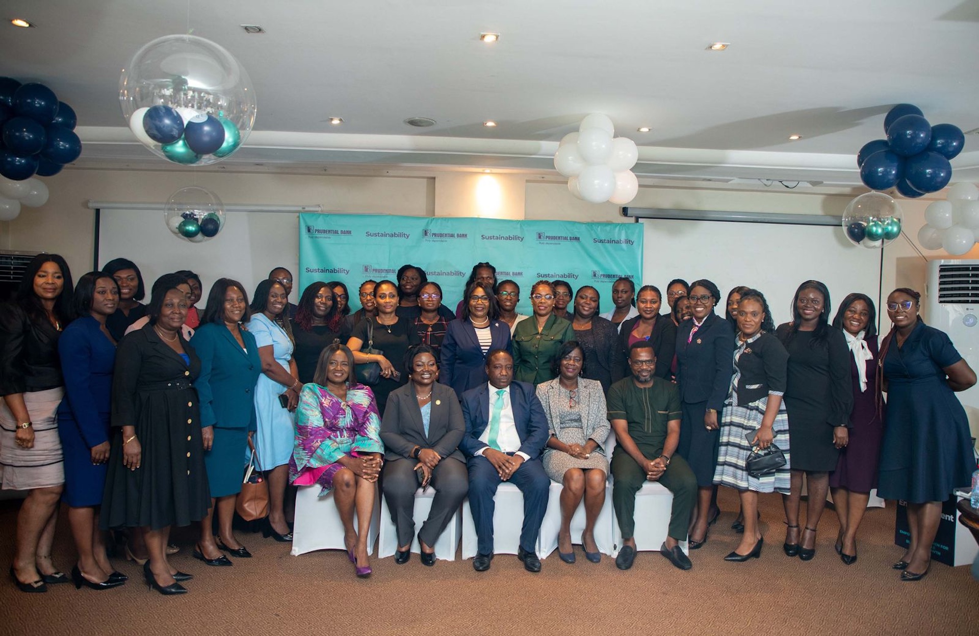 Image: Group photograph of participants of the Prudential Bank Women Empowerment Seminar